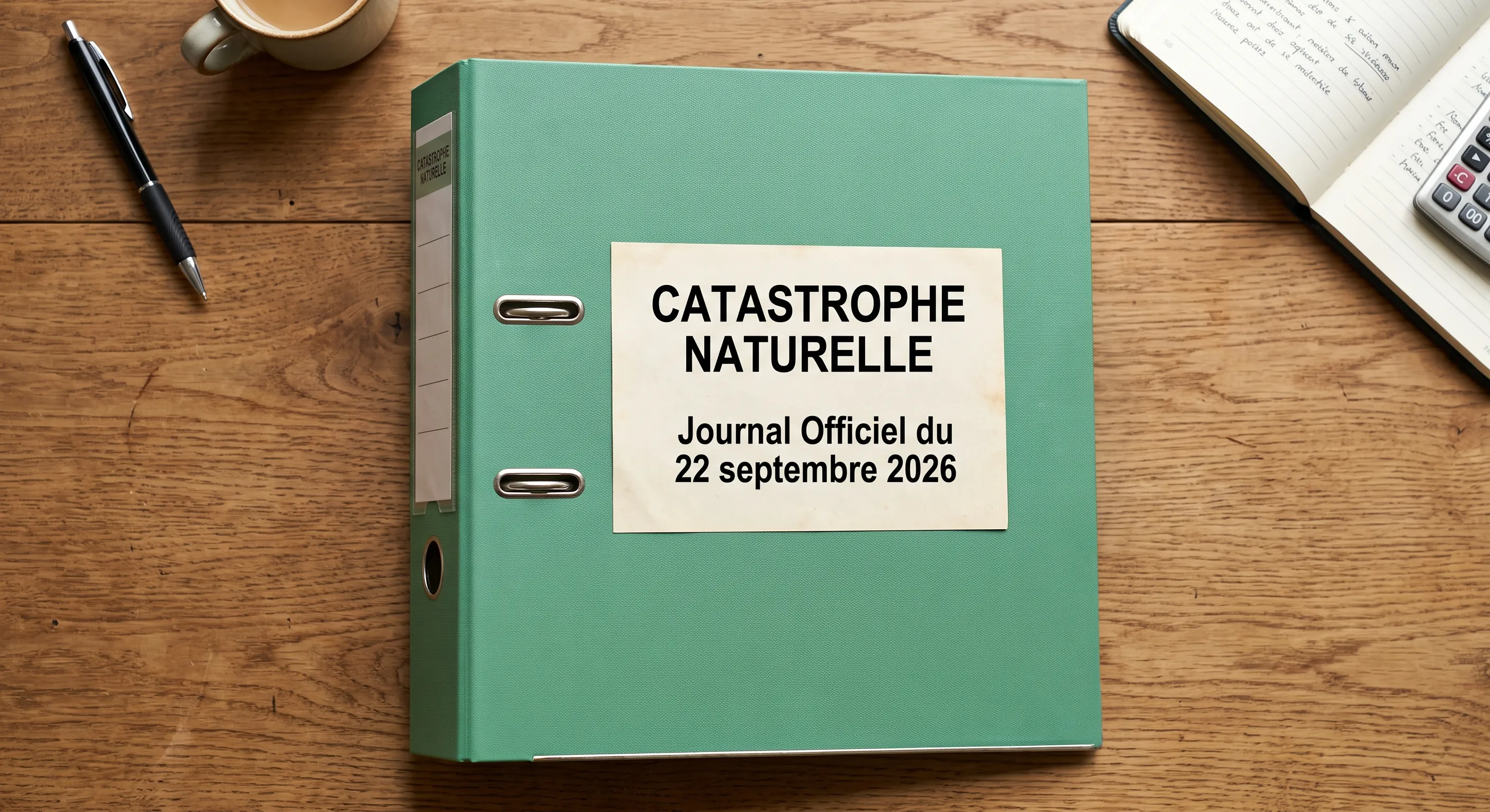 Catastrophe naturelle : un nouvel arrêté publié au Journal officiel du 22 septembre 2026