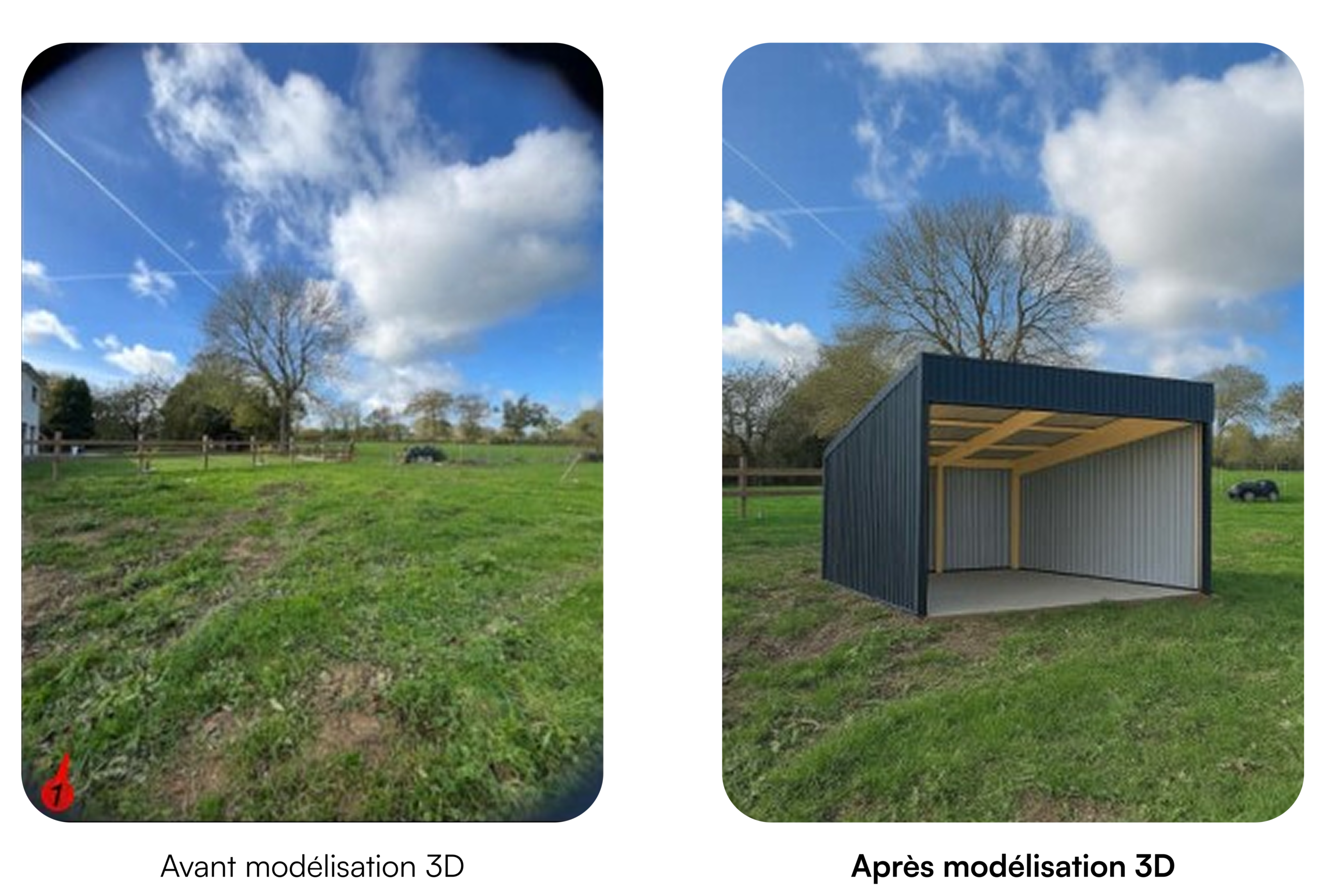 Modélisation d'un visuel 3D à partir de plans